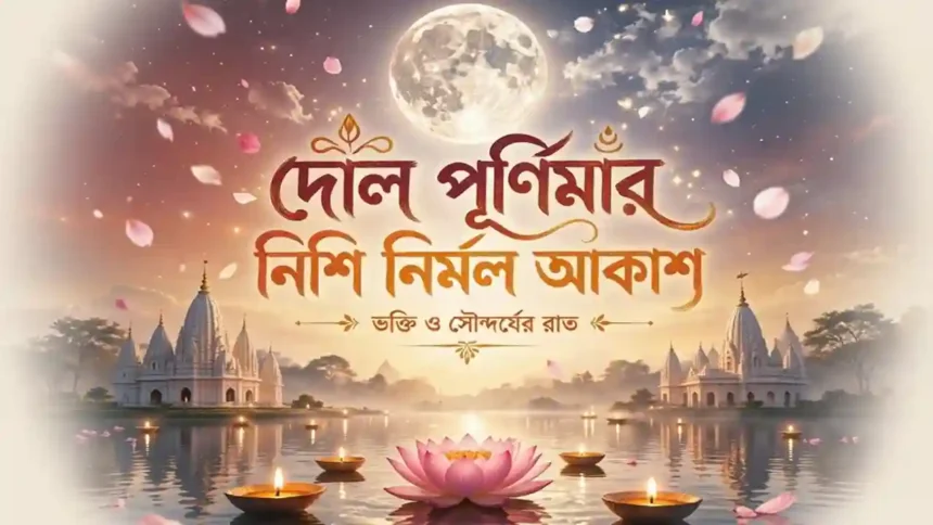 Dol Purnima Nishi Nirmal Akash Lyrics