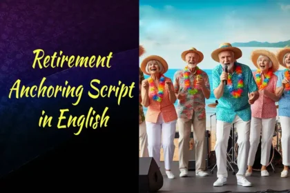 Retirement Anchoring Script in English