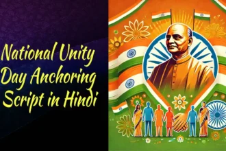 National Unity Day Anchoring Script in Hindi