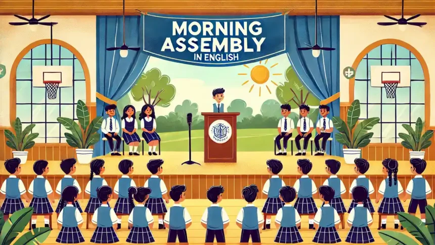 Anchoring Script in English for School Morning Assembly