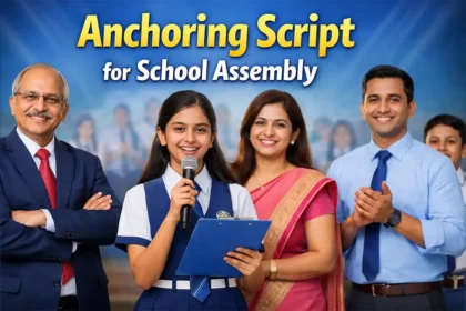 Anchoring Script for School Assembly in English