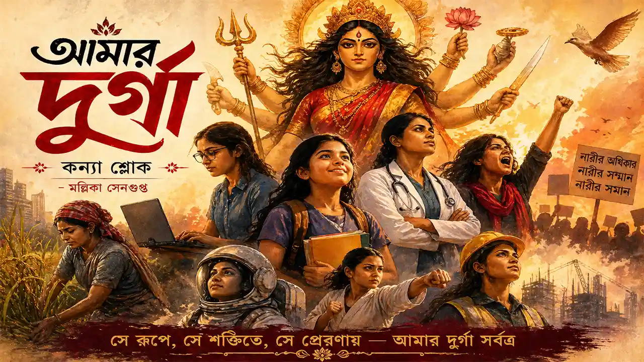 Amar Durga Kobita Lyrics in Bengali