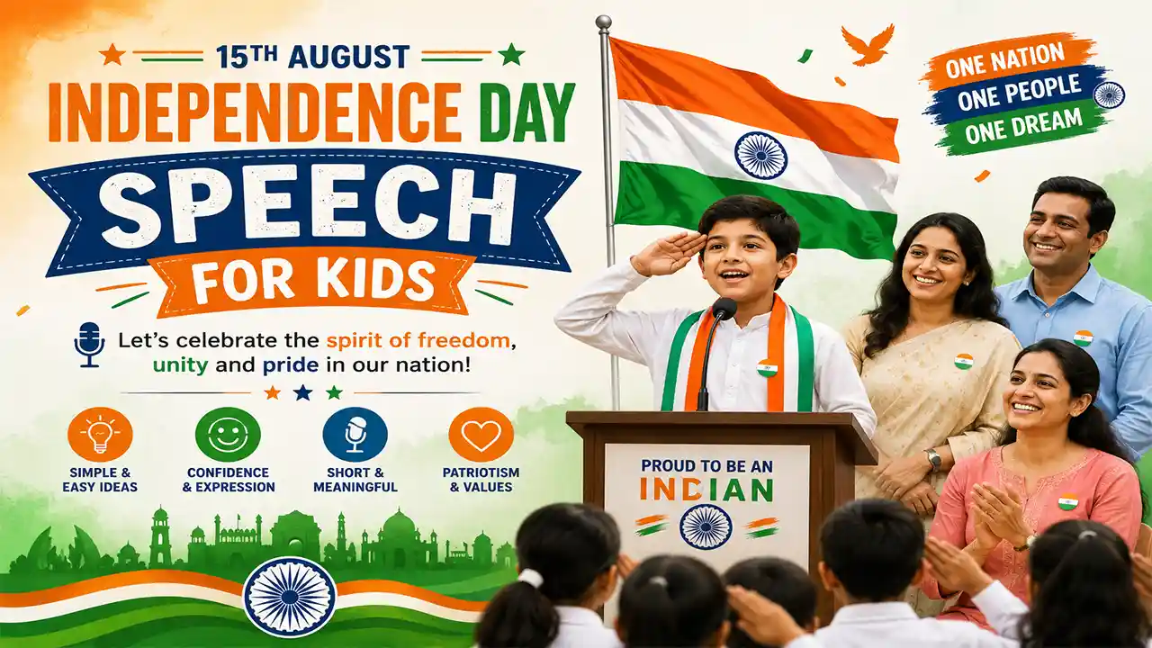 Indian Independence Day Speech for Kids